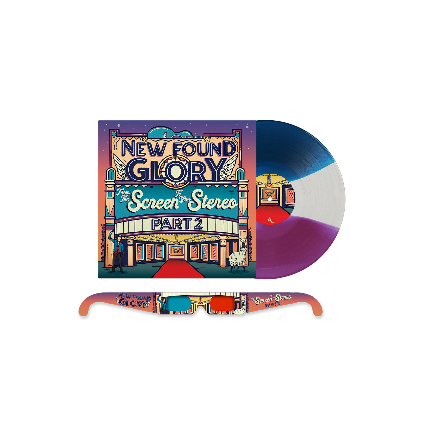 New Found Glory - "From The Screen To Your Stereo Part 2" - Tri-Color Vinyl Bundle