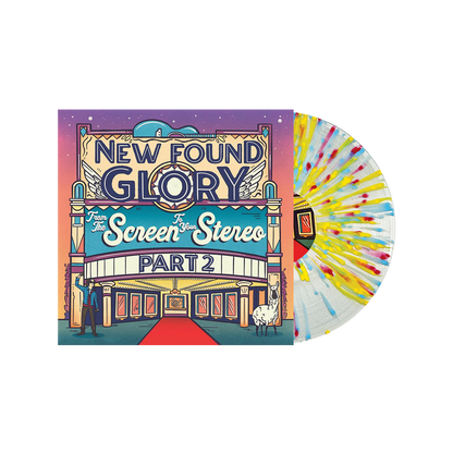 New Found Glory - From The Screen To Your Stereo Part 2 - Standard - Clear with Canary/Baby Blue/Red Splatter